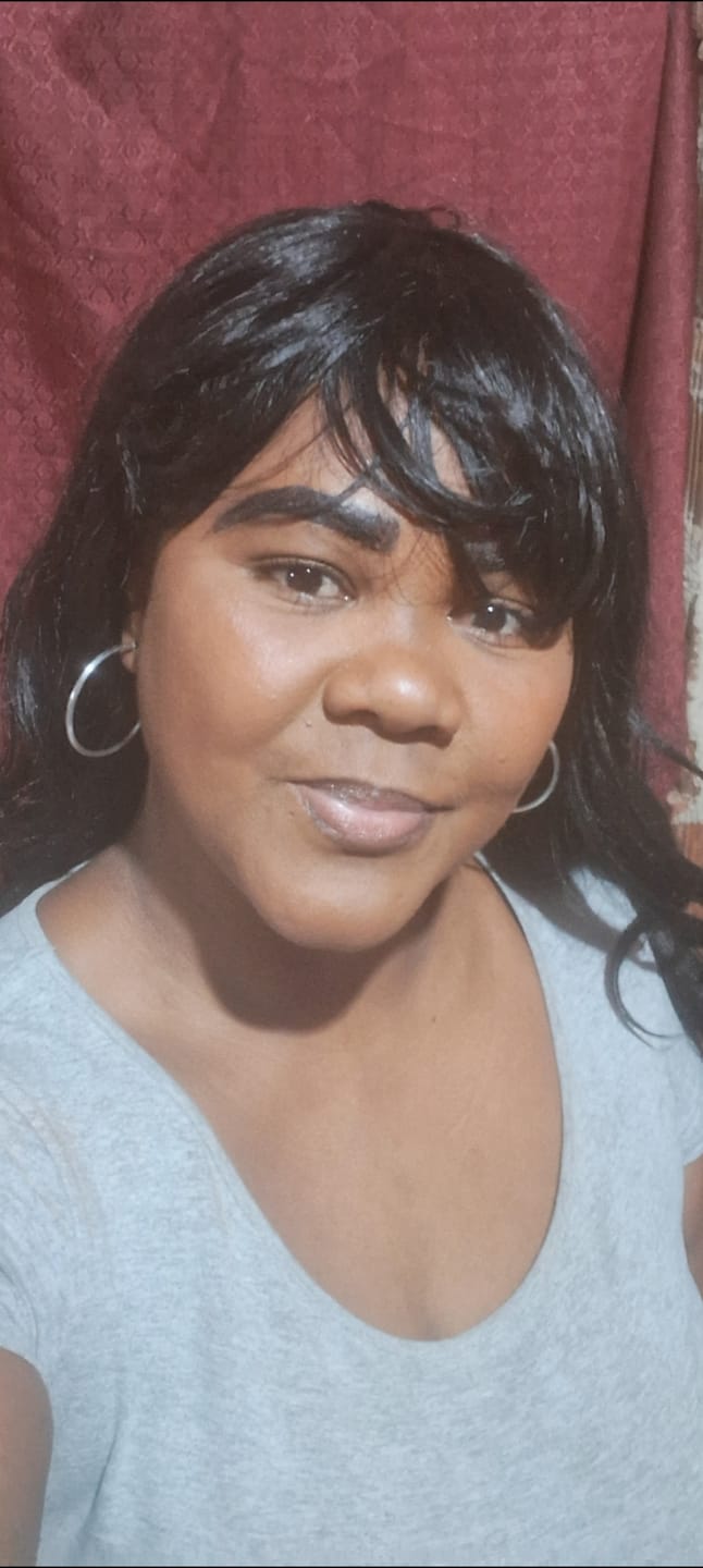 Customer photo review of Wig Bio Fibra Mia - Castanho Escuro 2