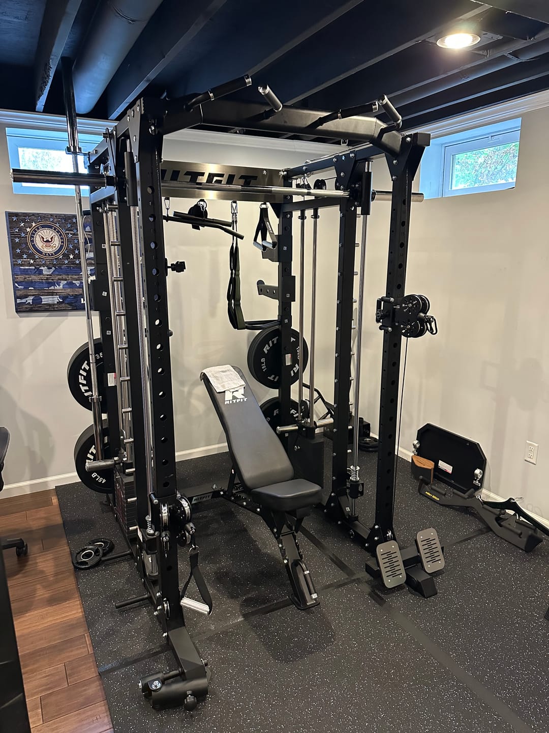 Customer photo review of RitFit Olympic Bumper Weight Plates - 2-inch