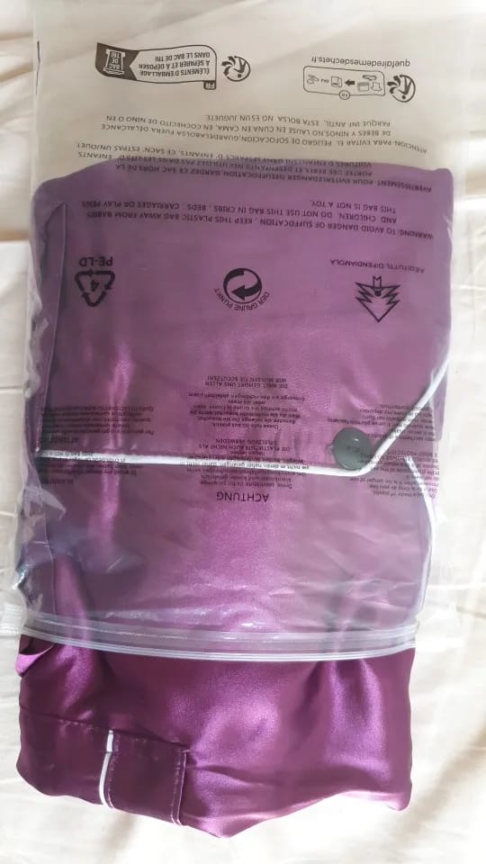 Customer photo review of Celestine – Conjunto de Satén Imperial