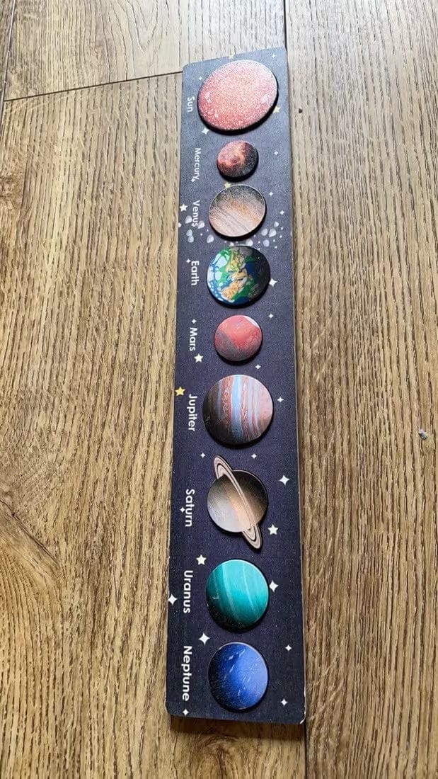 Customer photo review of Montessori Sonnensystem Puzzle Kleinkind | Interaktives Planetenpuzzle Lernspielzeug ab 2 Jahren