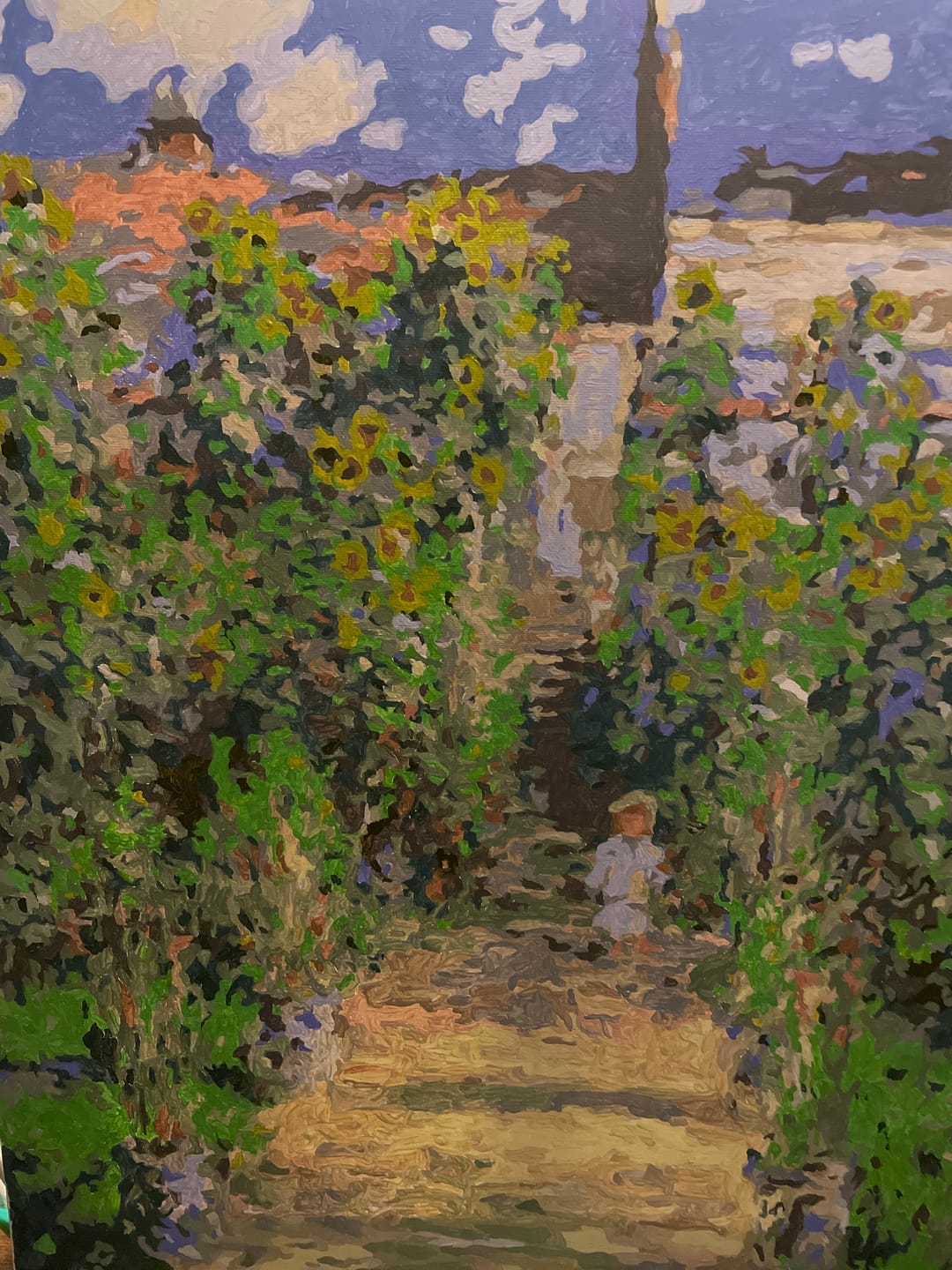 Customer photo review of Malen nach Zahlen - Der Garten des Künstlers bei Vetheuil - Claude Monet