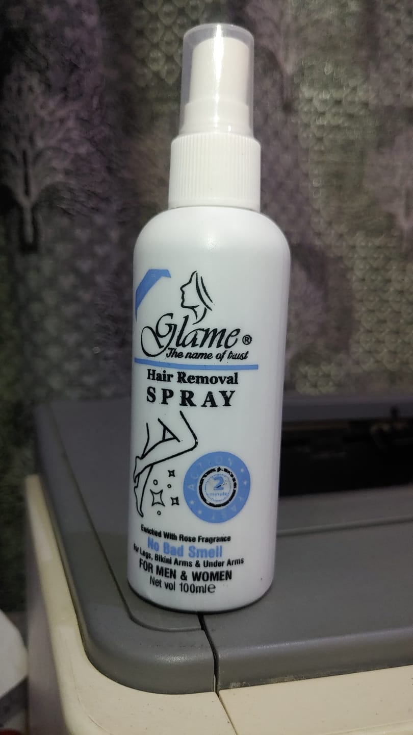 Customer photo review of Hair Remover Spray