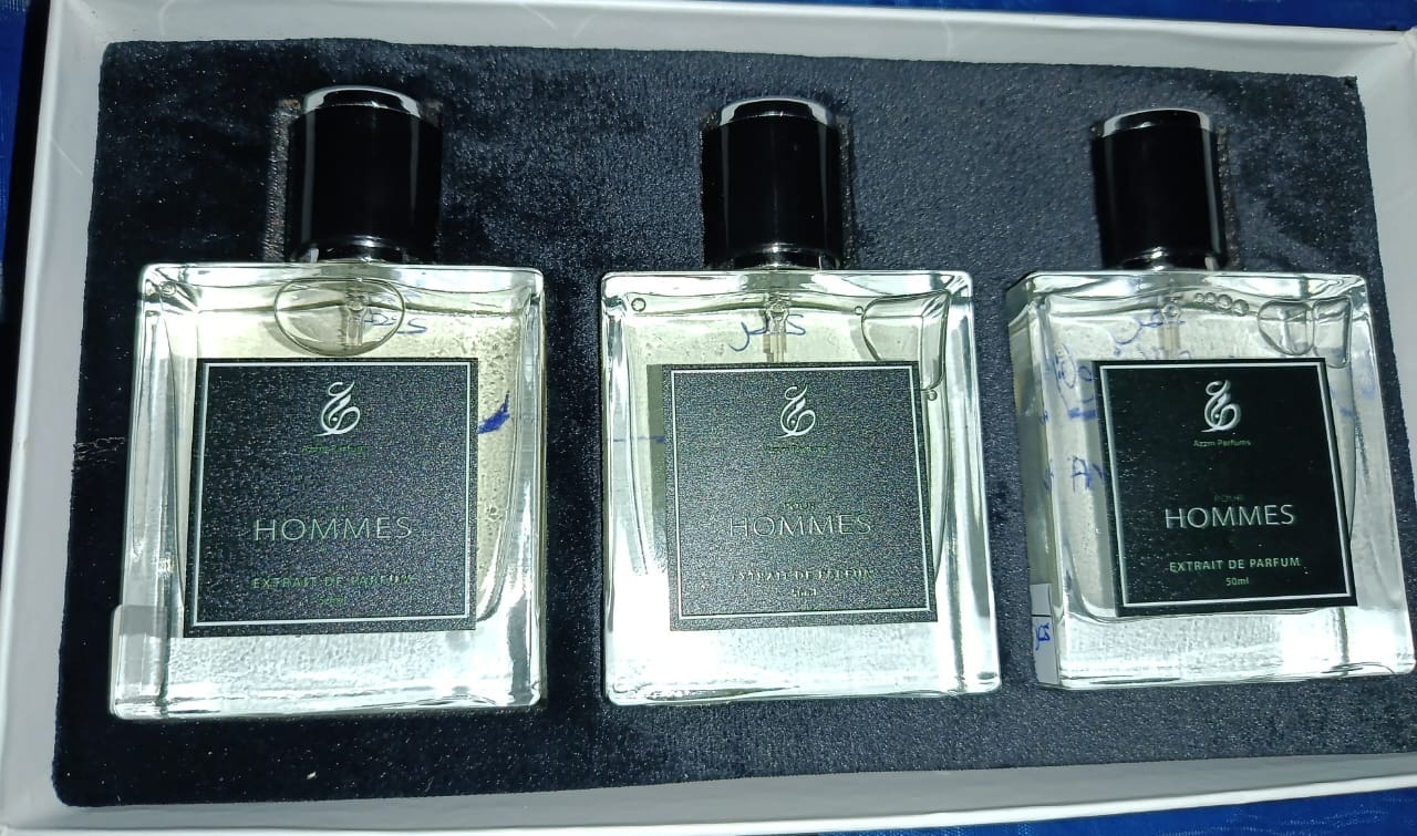 Customer photo review of Pack AZZM – 3 PARFUMS AU CHOIX