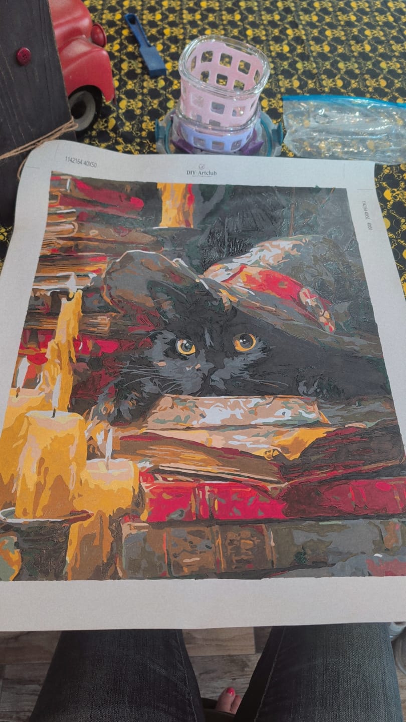 Customer photo review of Spells keeper | Paint by Number