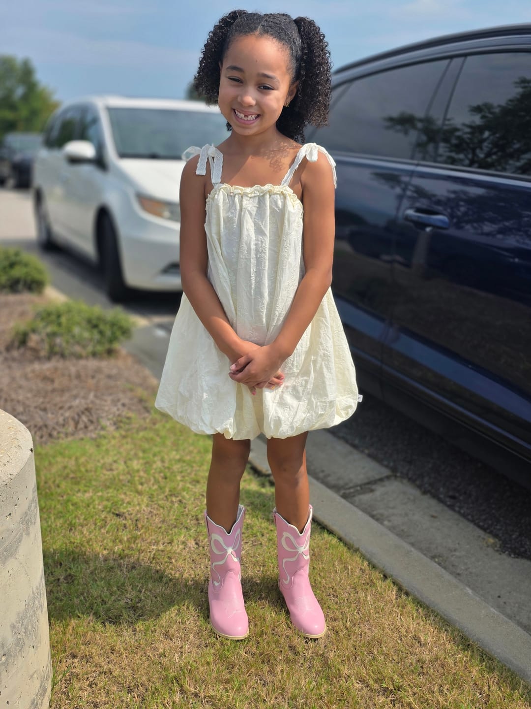 Customer photo review of Sunday Belle Bubble Dress Set