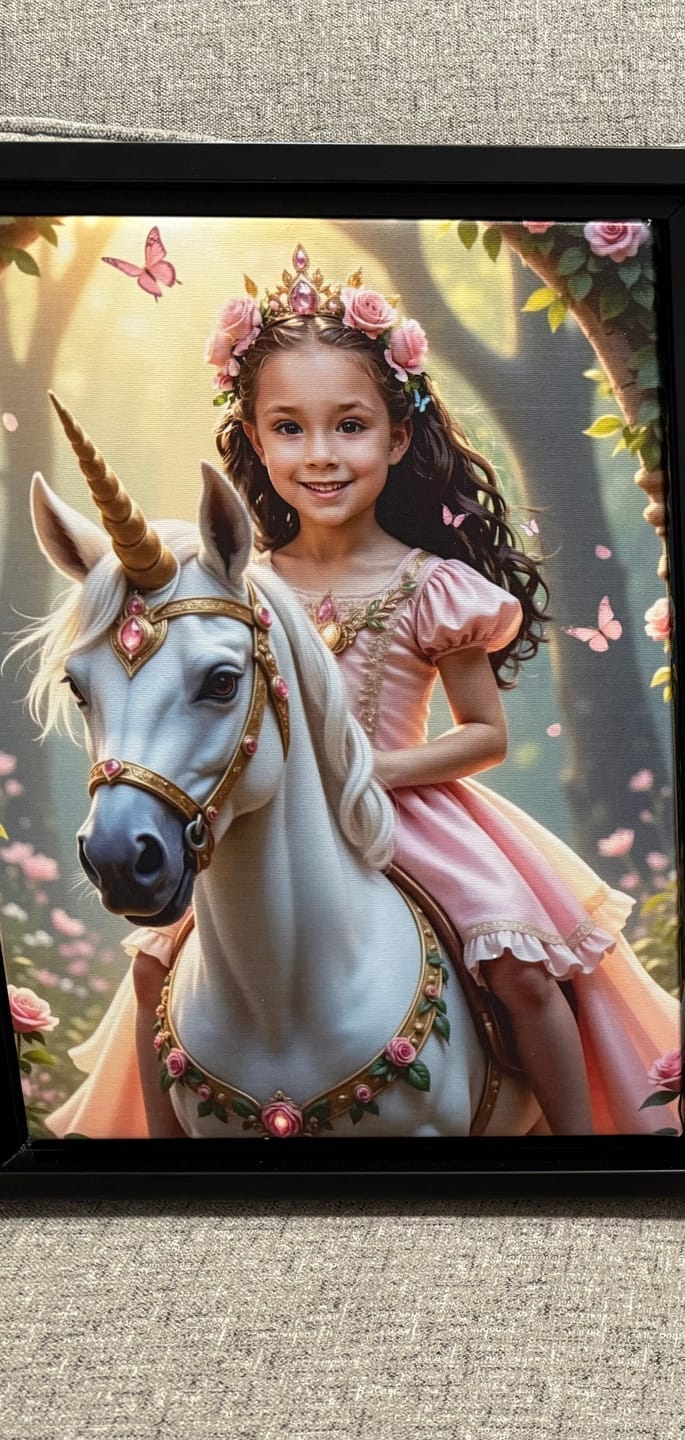 Customer photo review of A Princesa do Unicórnio Encantado