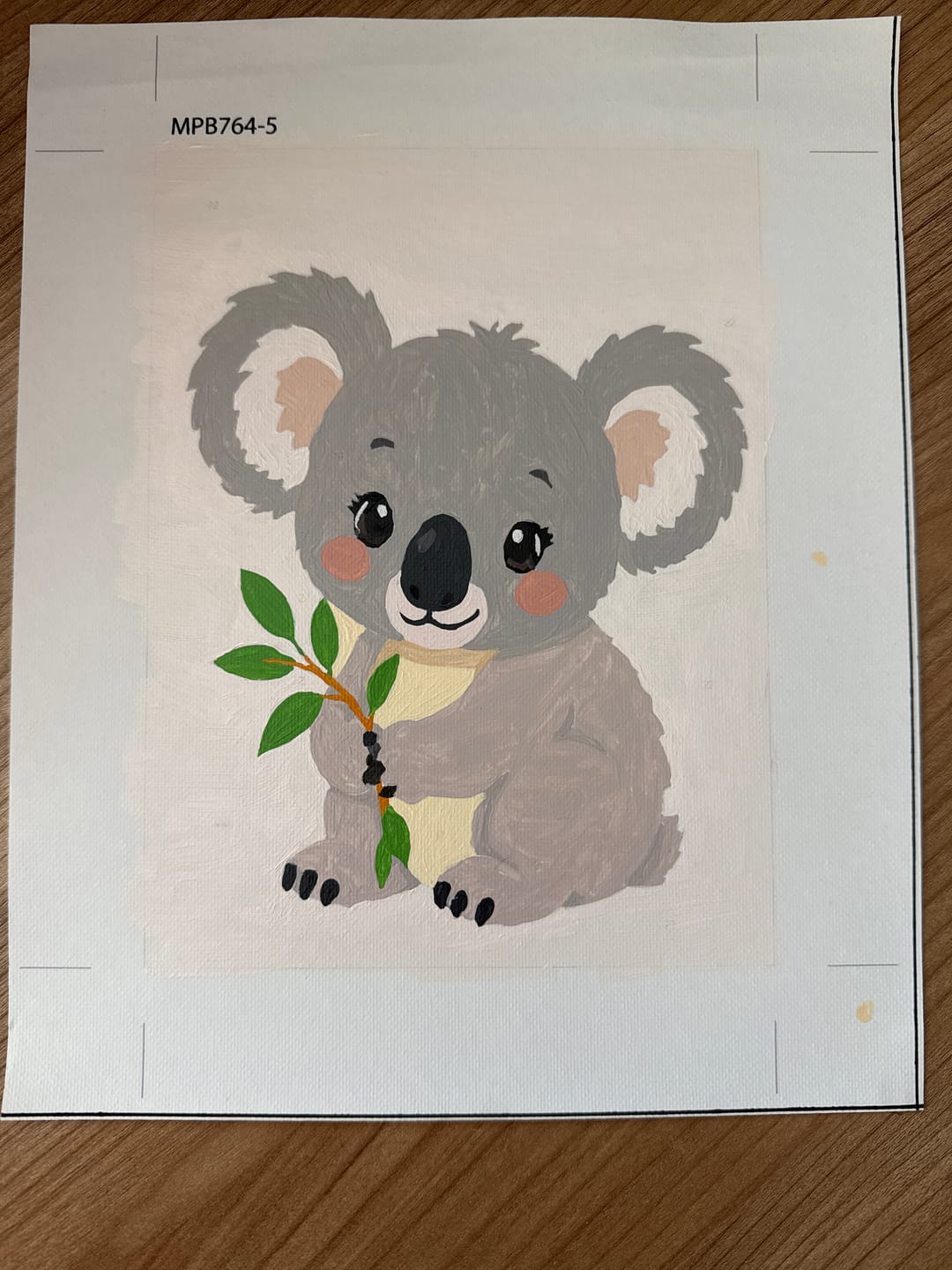 Customer photo review of 6 Mini Paintings - Baby Animals Set
