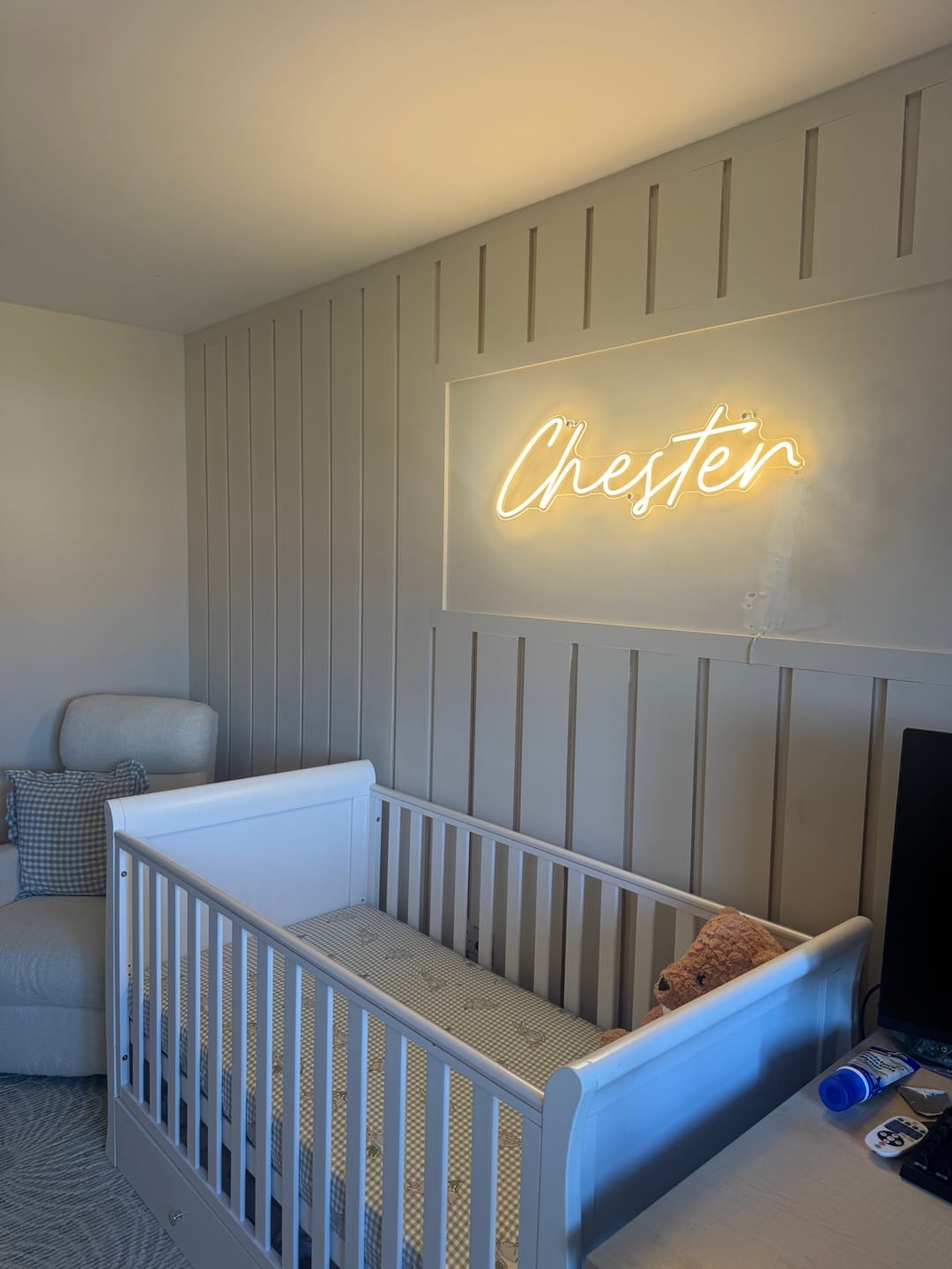 Customer photo review of Custom Neon: Chester