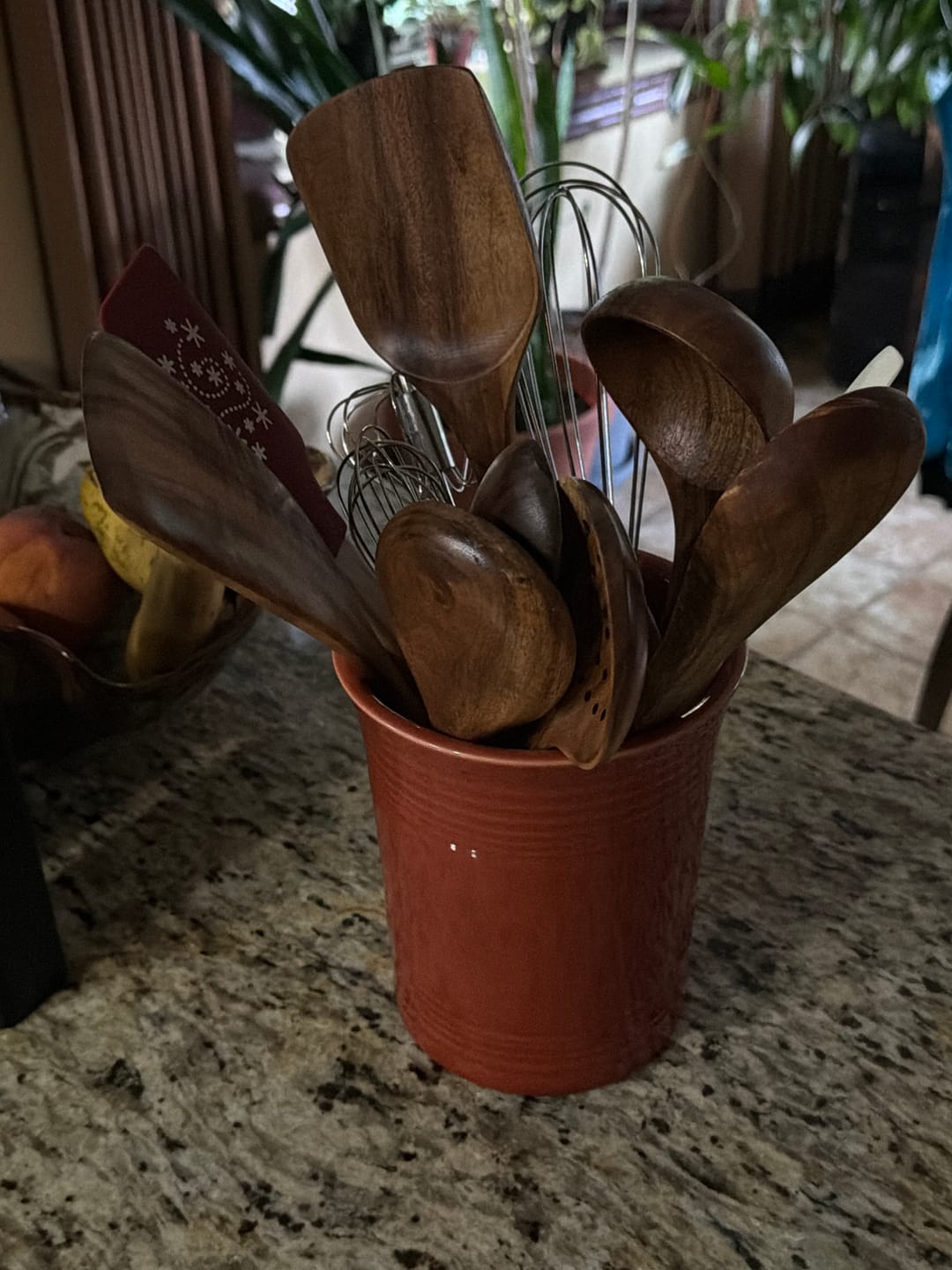 Customer photo review of Teak Wooden Utensil Set