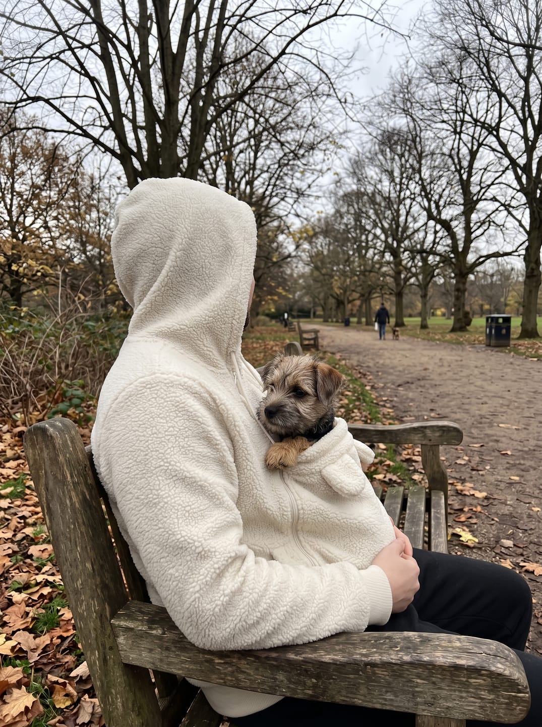 Customer photo review of Sudadera Canguro para mascotas