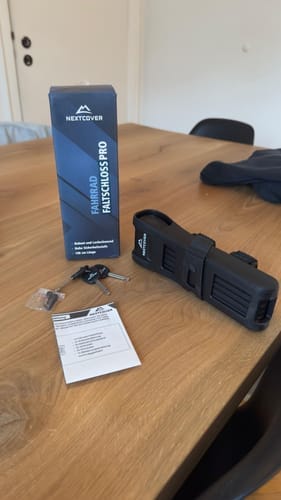 Customer photo review of Faltschloss und Fahrradcodierung