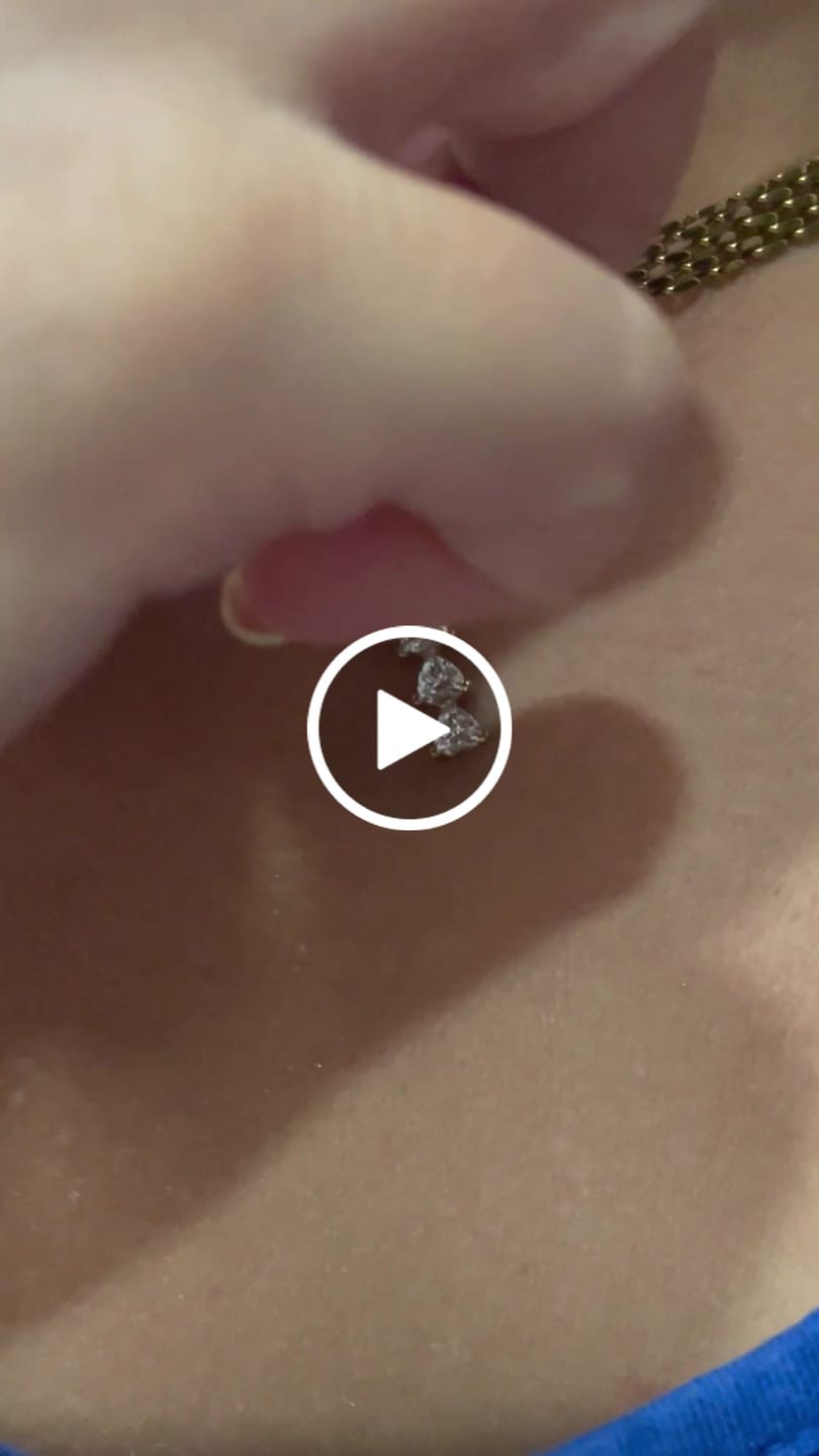 Customer video review of Ciondolo "Riflessi"