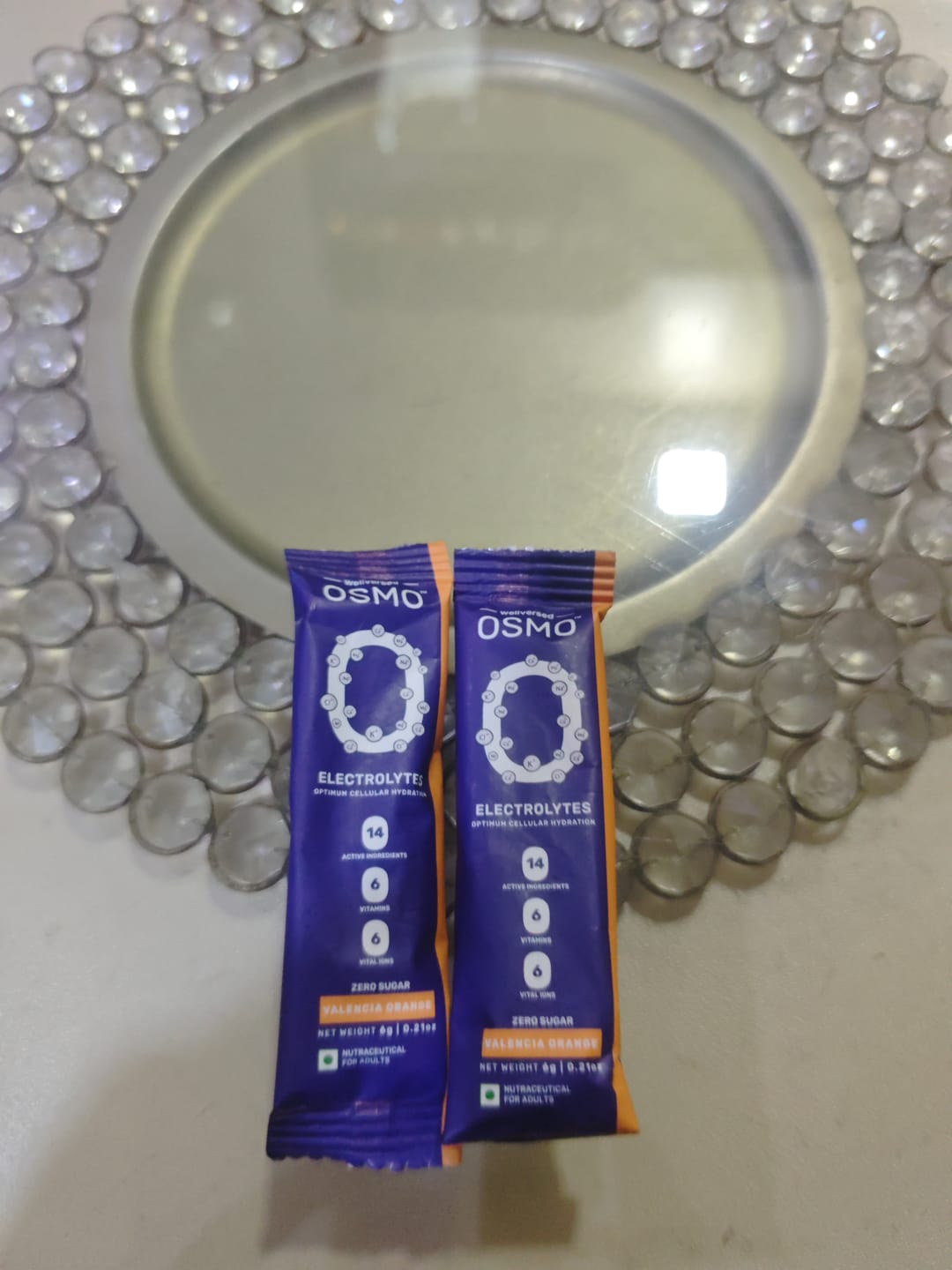 Customer photo review of OSMO Electrolytes Sachets (30 Servings, Valencia Orange)