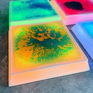 Customer photo review of LED Sensory Trail Sets – Liquid Stepping Stones & Balance Beams