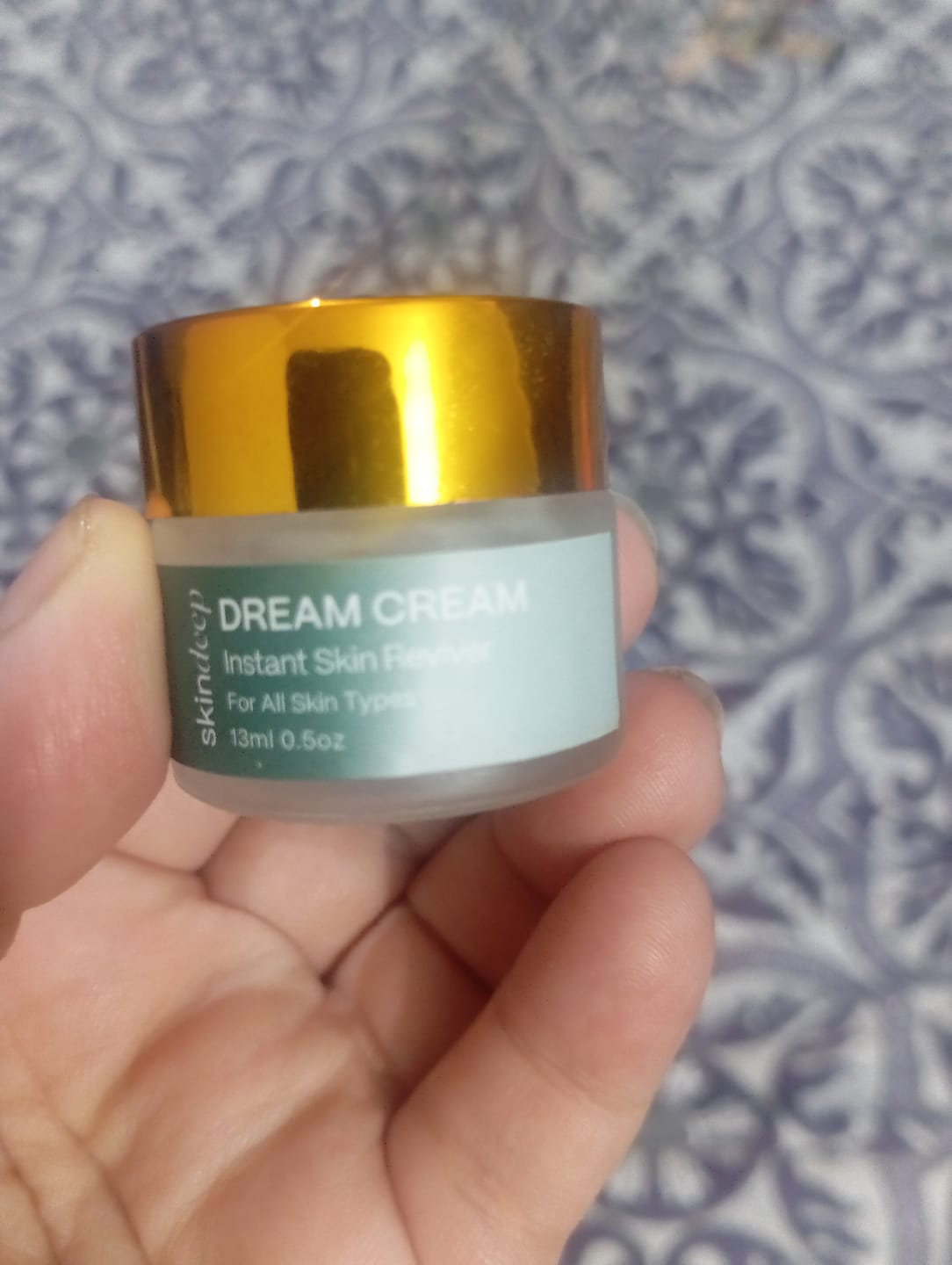 Customer photo review of DREAM CREAM - Instant Skin Reviver