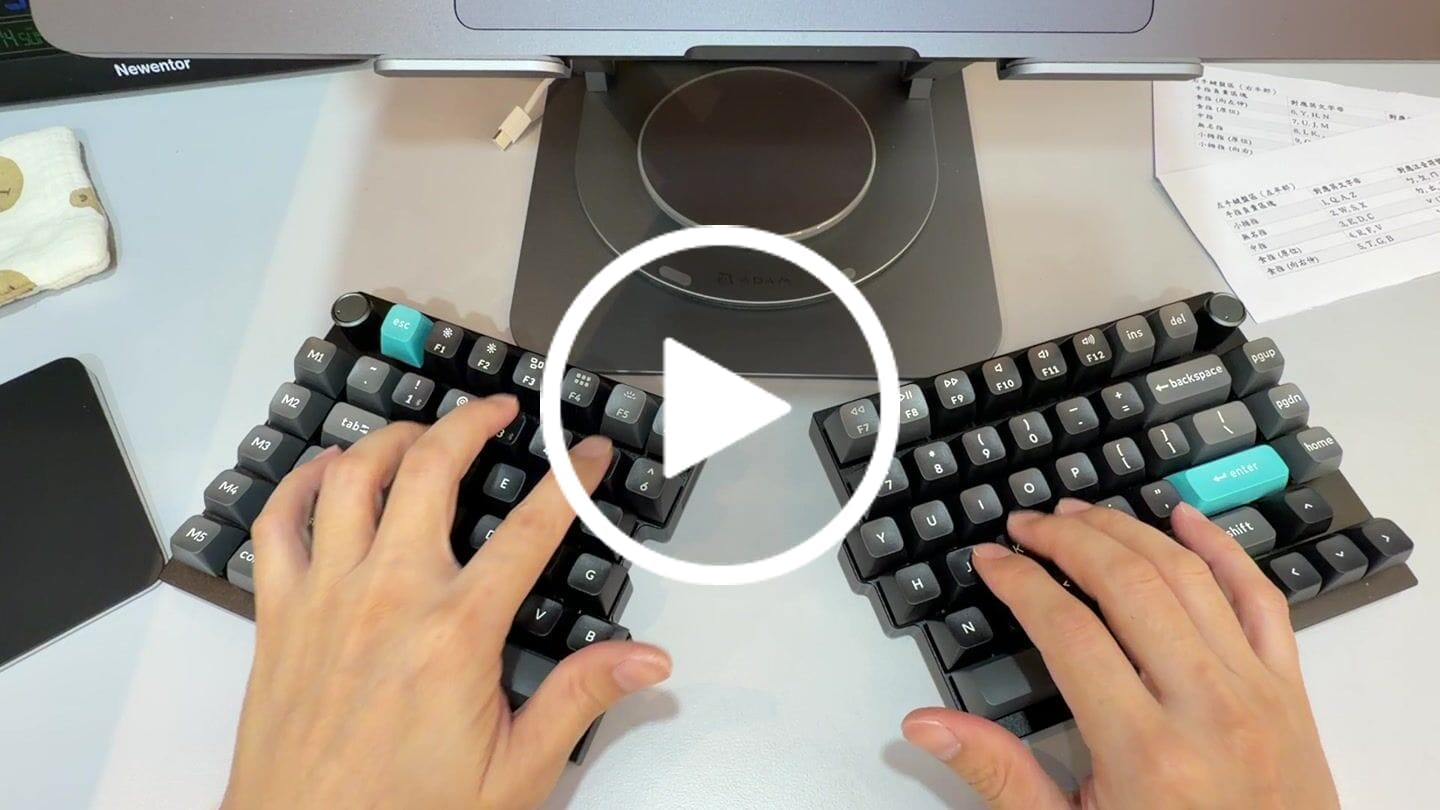 Customer video review of Keychron Q11 Ultra 8K 分離式 無線客製化機械鍵盤(英文版本)
