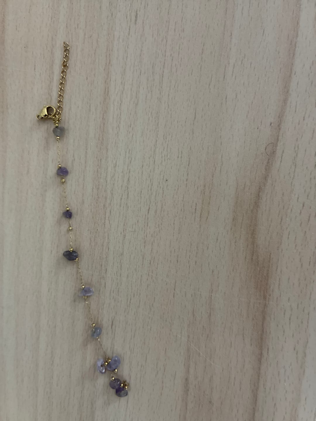 Customer photo review of Amethyst Set - Halskette & Armband