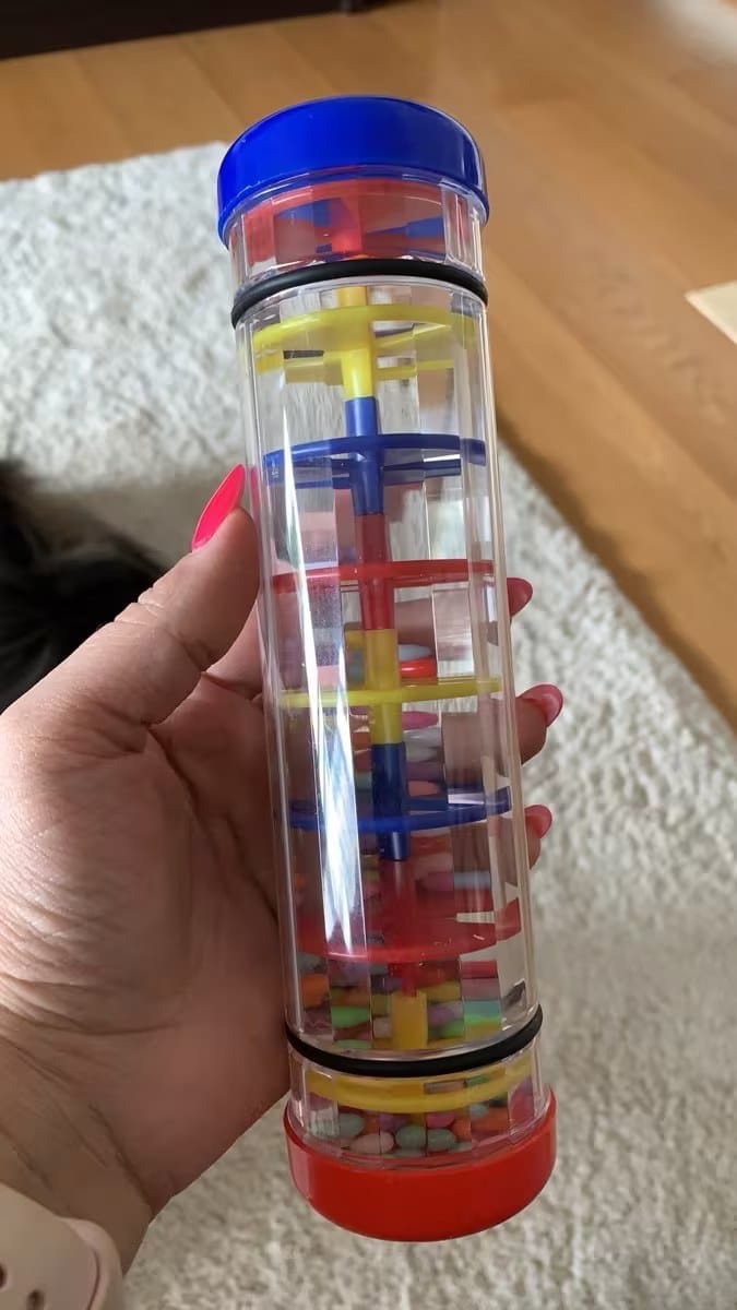 Customer photo review of Regenstab Sensorspielzeug Kinder | Beruhigendes Klangspielzeug Sensorik Kleinkind