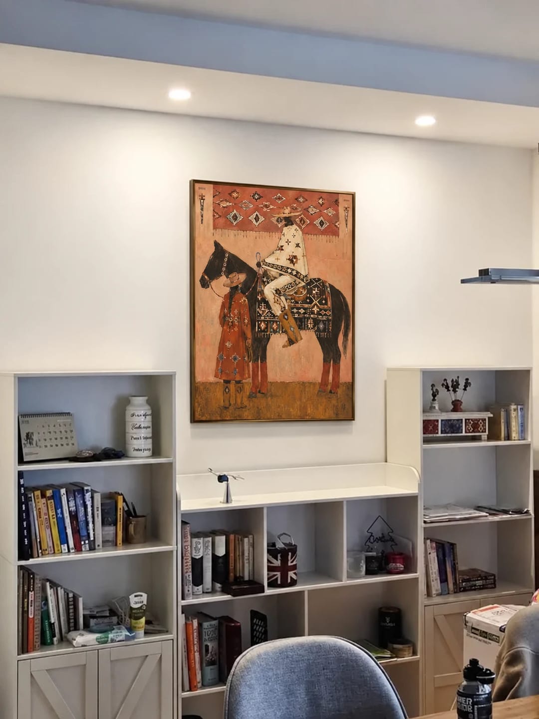 Customer photo review of Modern Folk Art｜Horseback Rider