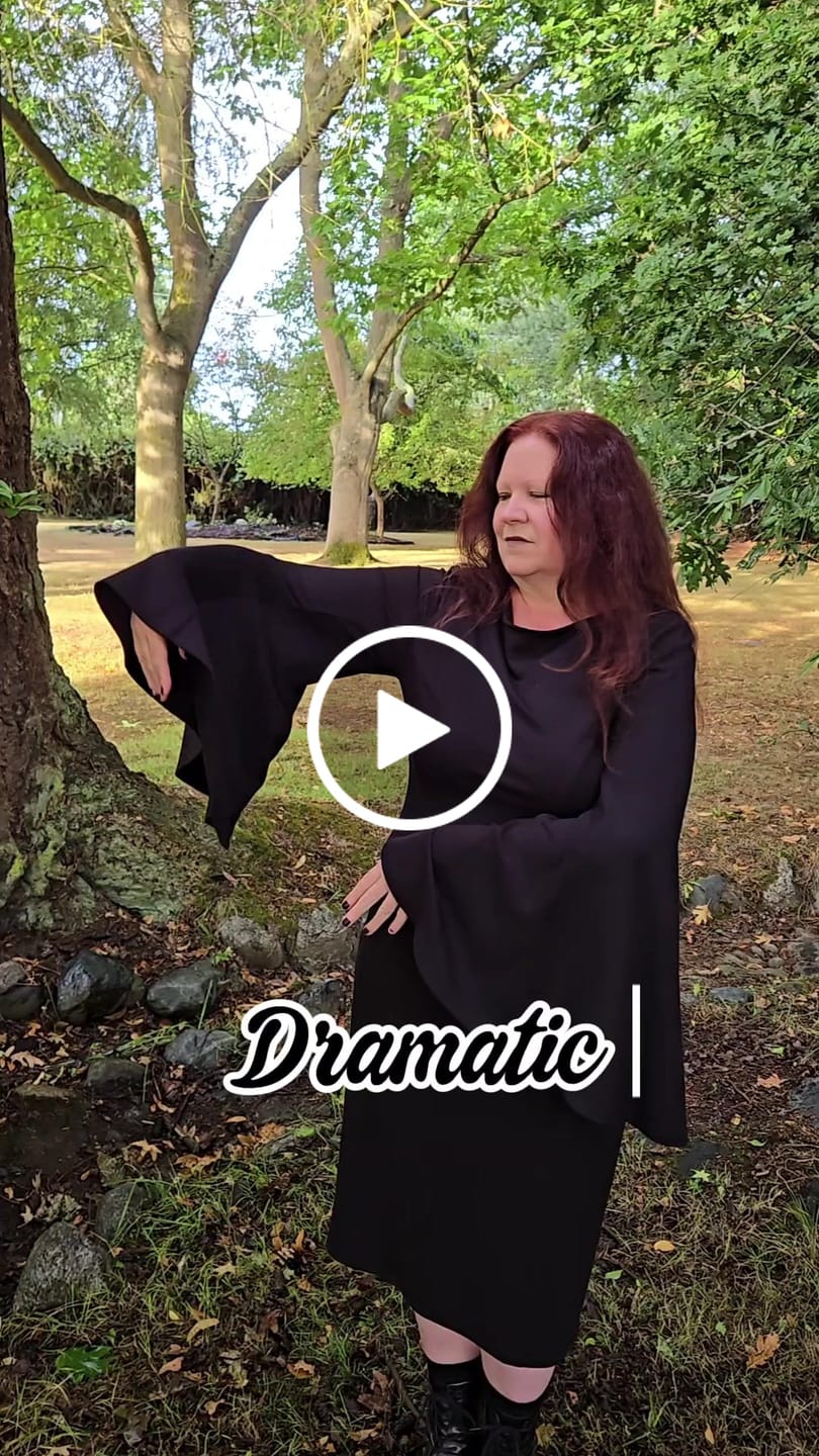 Customer video review of Witching Hour Wiggle Dress in Black