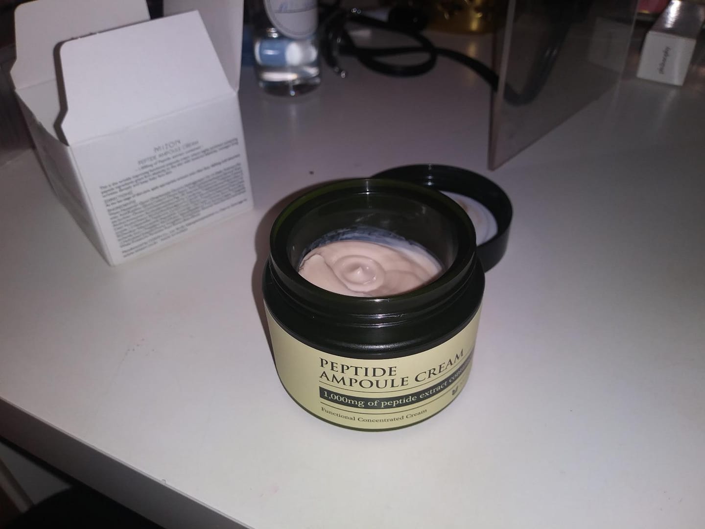 Customer photo review of CopperSilk™ Hydrating Cream