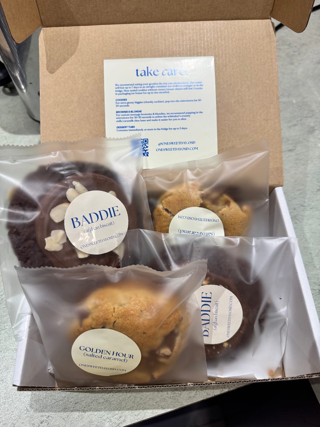 Customer photo review of FATHER'S DAY TREATS 🐻💙