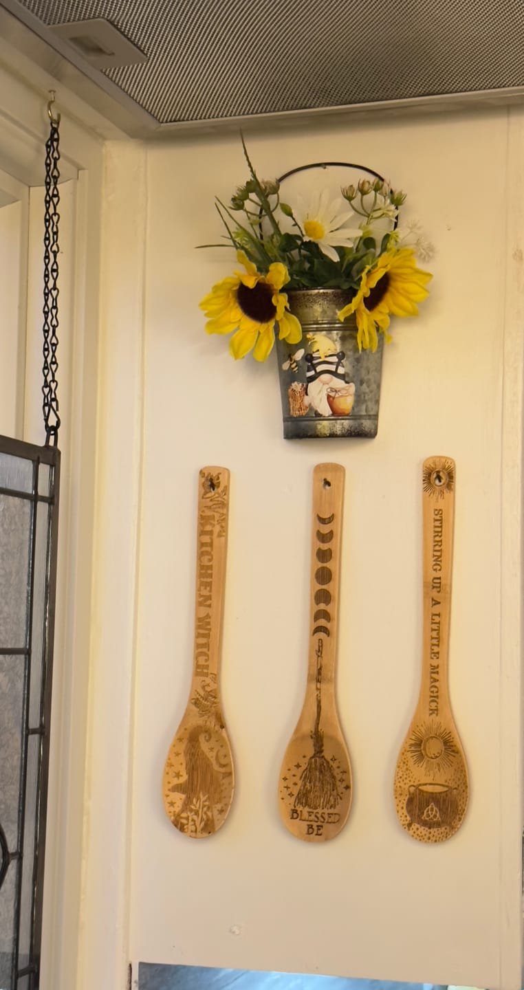Customer photo review of Witchy Bamboo Wooden Spoon