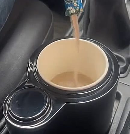 Customer photo review of Smart Temp Cup Holder