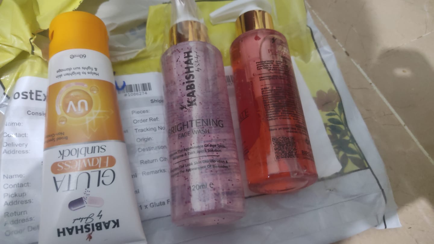 Customer photo review of Dual Action Glow Set