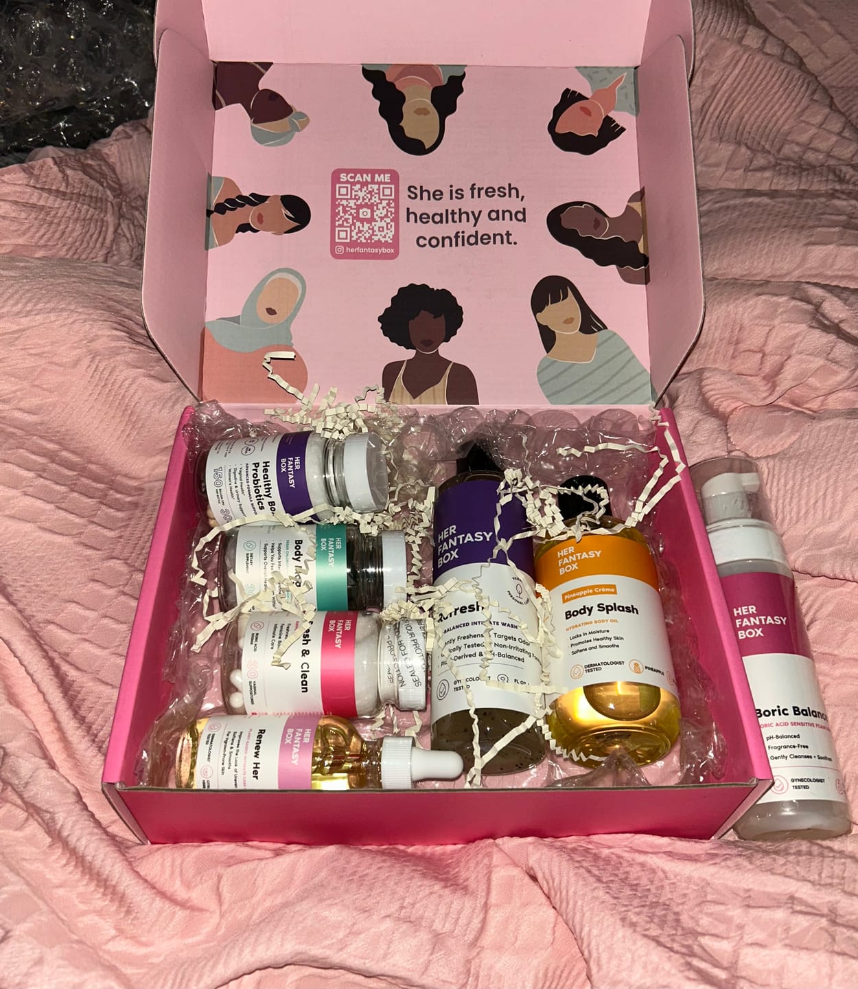 Customer photo review of Ultimate Glow-Up Kit