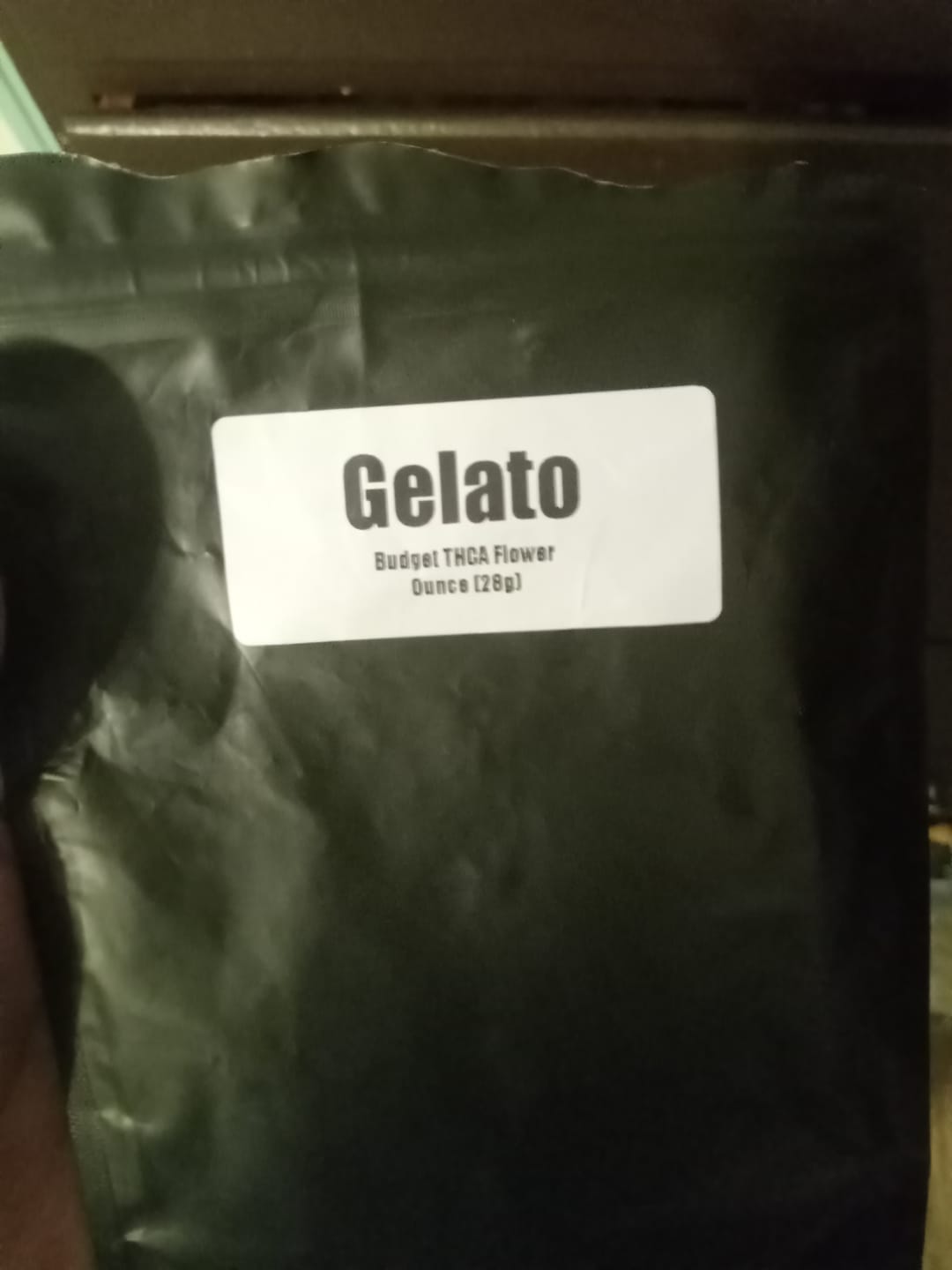 Customer photo review of Gelato THCA Flower (Budget)