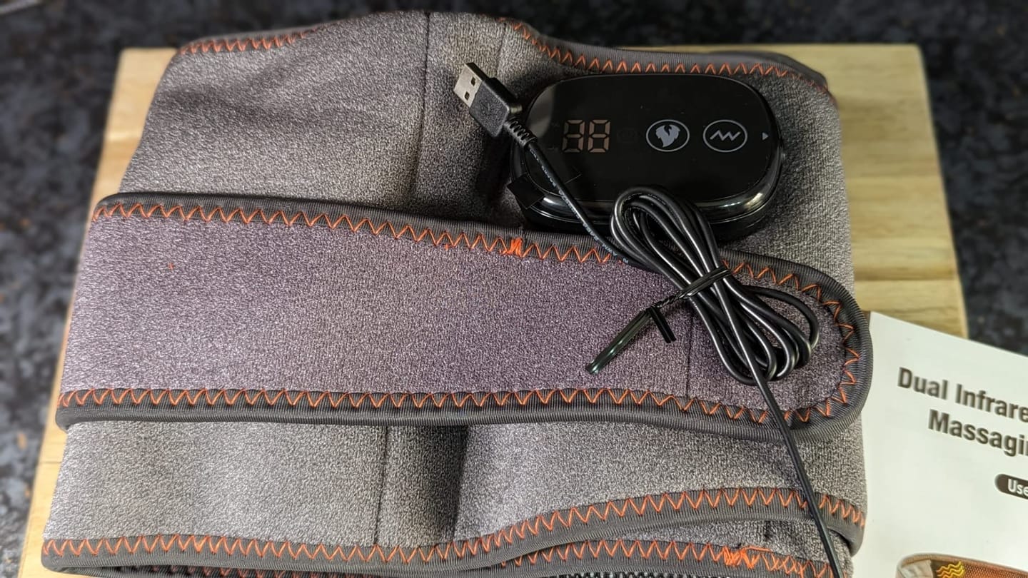 Customer photo review of Ceinture Lombaire Chauffante & Massante Rechargeable