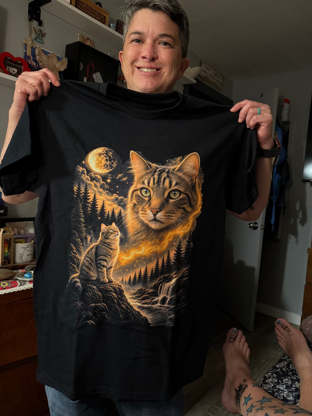 Customer photo review of Pet Art | Custom T-shirt