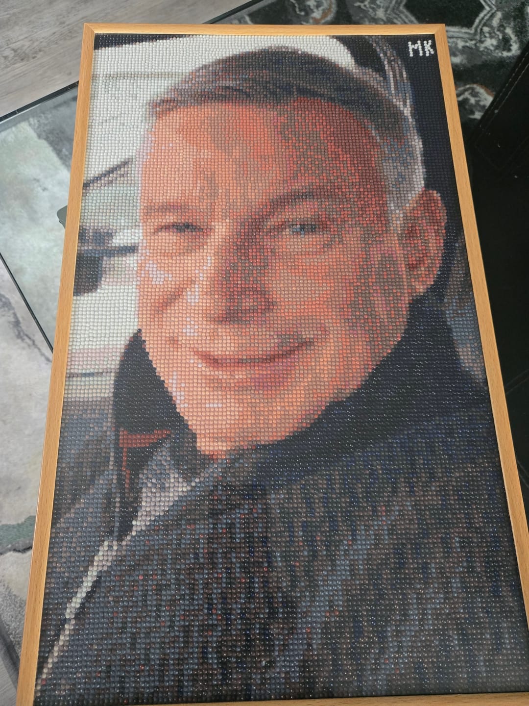 Customer photo review of Personalisiertes Diamond Painting