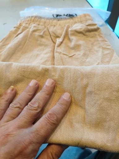 Customer photo review of Pantalón de Lino Riviera