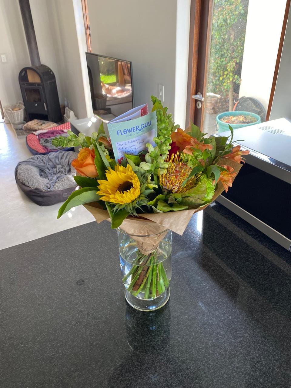 Customer photo review of Ray of Sunshine Bouquet
