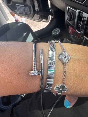 Customer photo review of 18K Celestial Juste Un Clou Diamond Bracelet