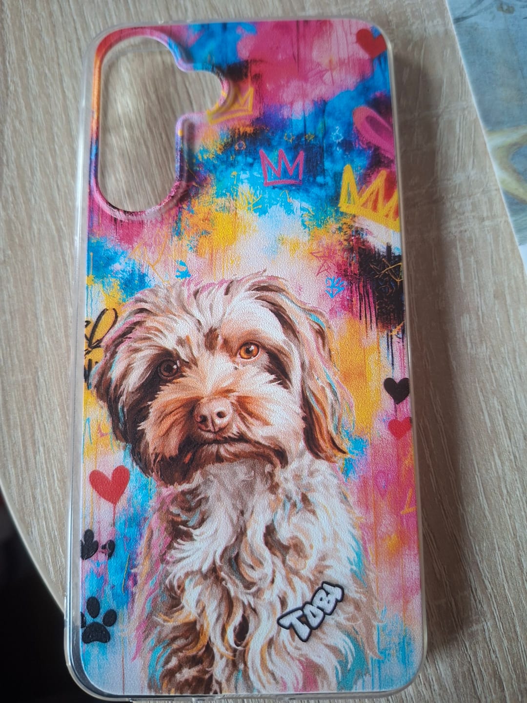 Customer photo review of Personalisierte Handyhülle - Graffiti