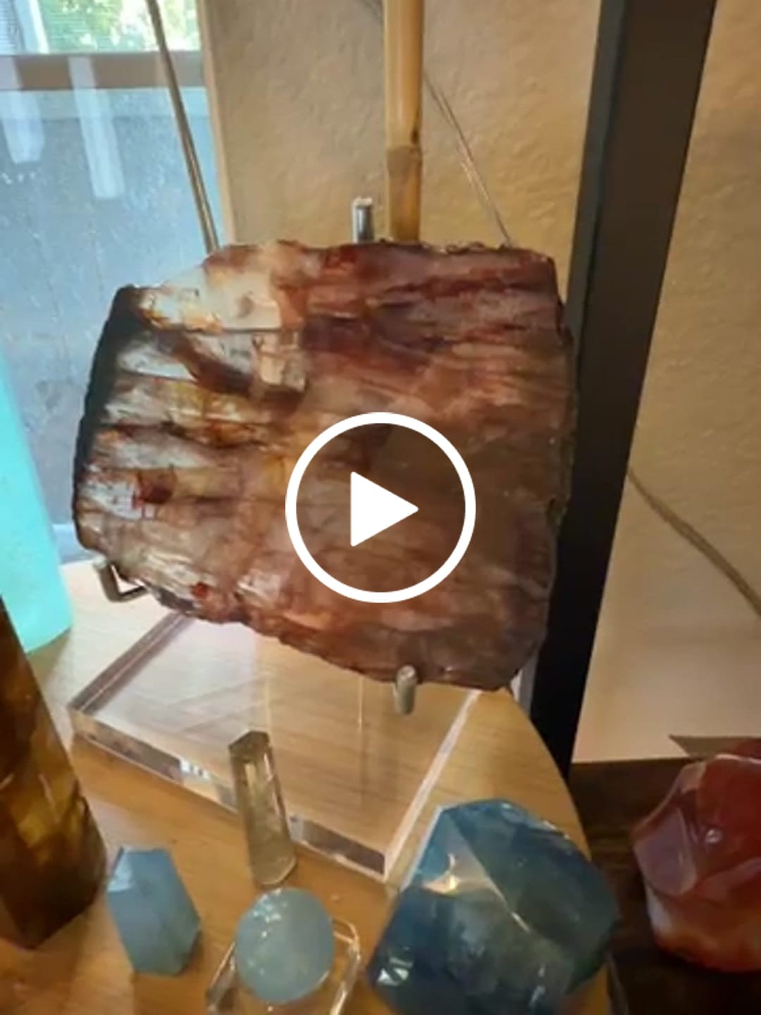 Customer video review of Acrylic Display Stand Large