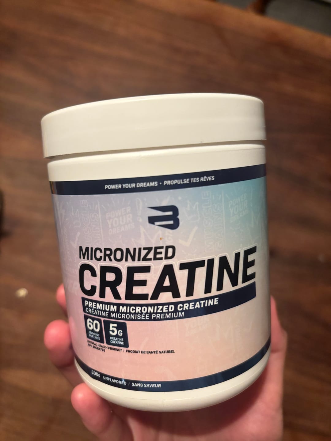 Customer photo review of Believe - Créatine Micronisée - 300g