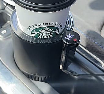 Customer photo review of Smart Temp Cup Holder