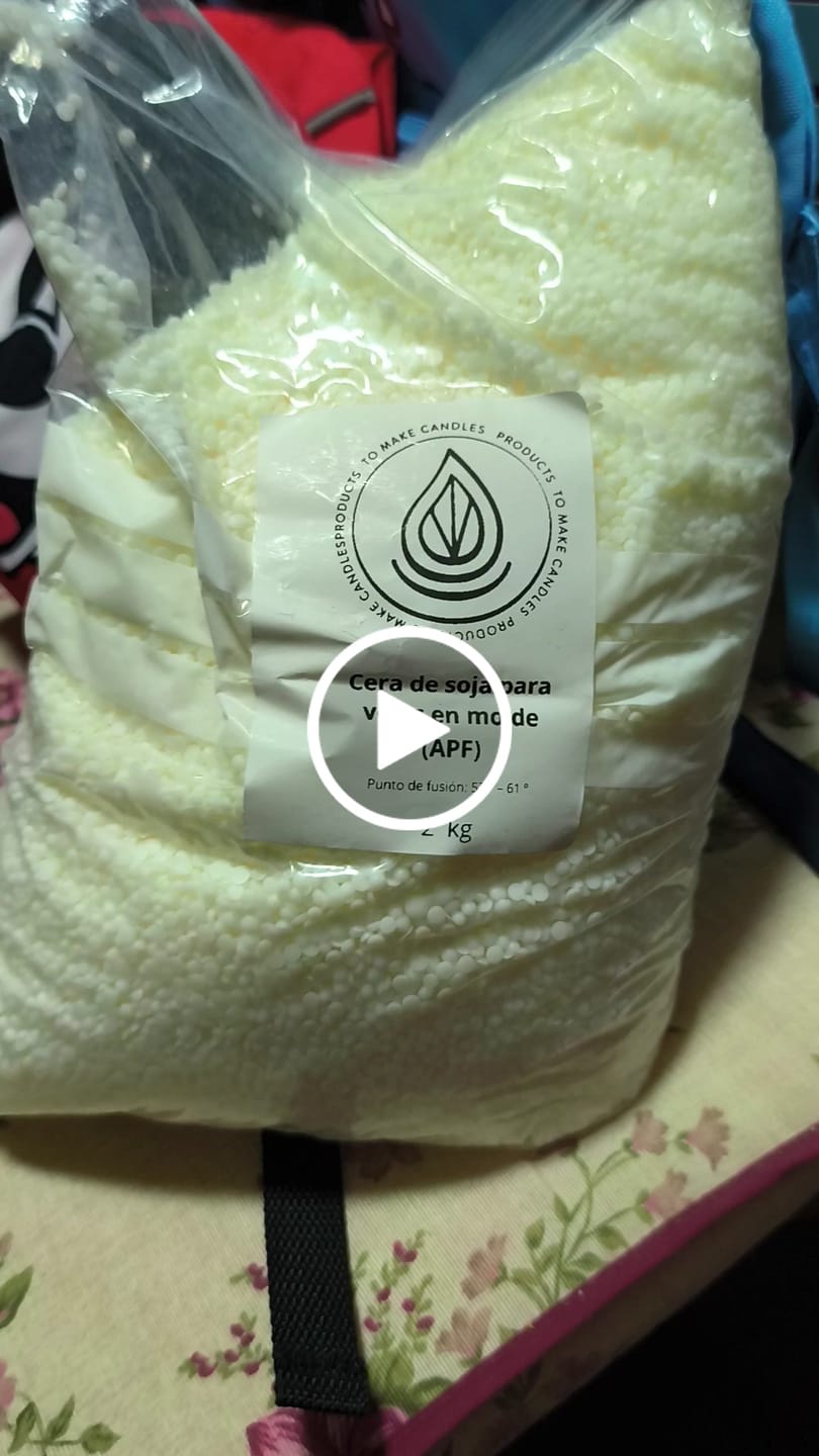 Customer video review of Cera de Soja para velas en Molde, Pilar y Wax-melts (APF)