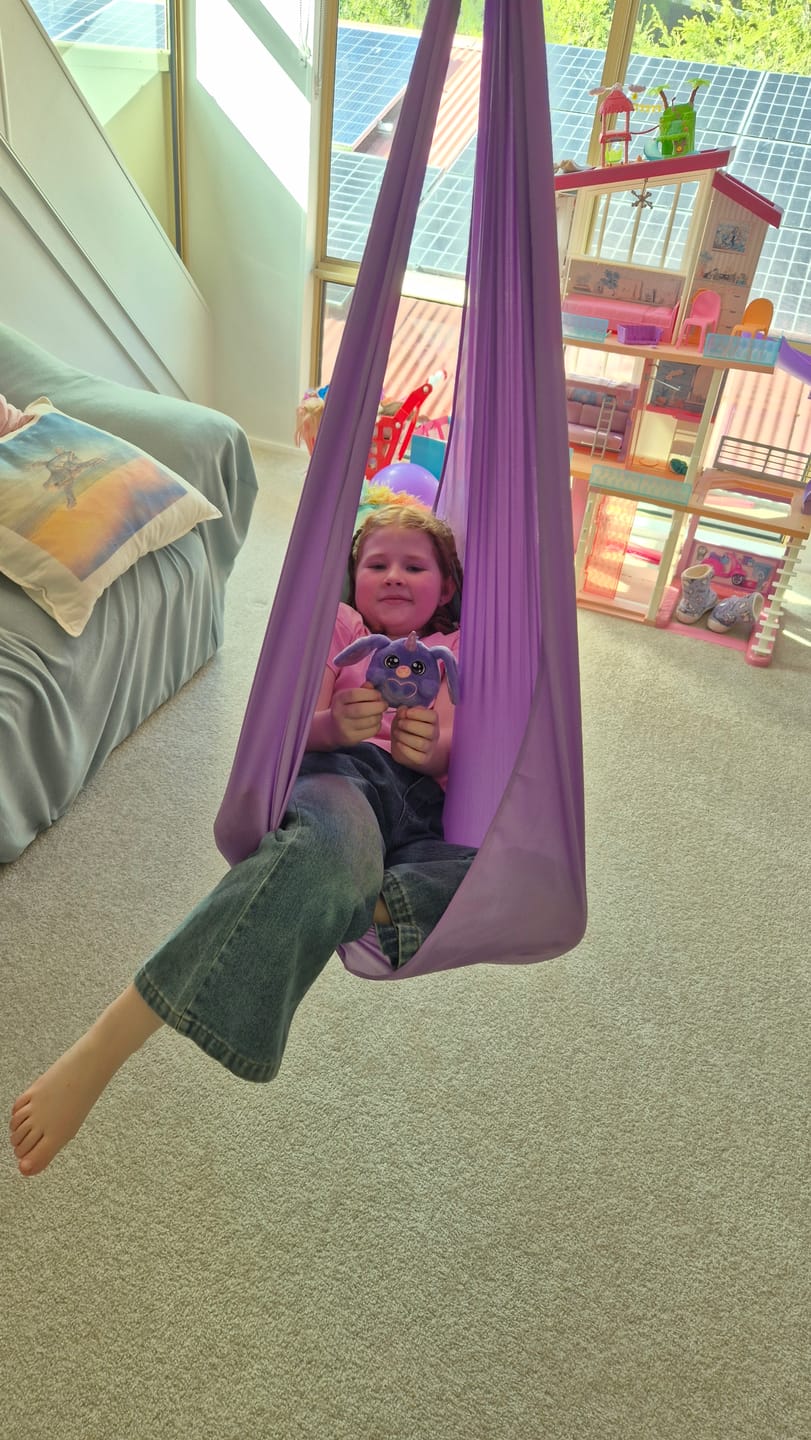 Customer photo review of NeuroCalm™ Premium Sensory Swing