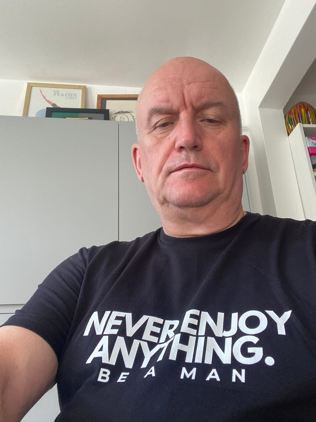 Customer photo review of Never Enjoy Anything | Black Limited Edition