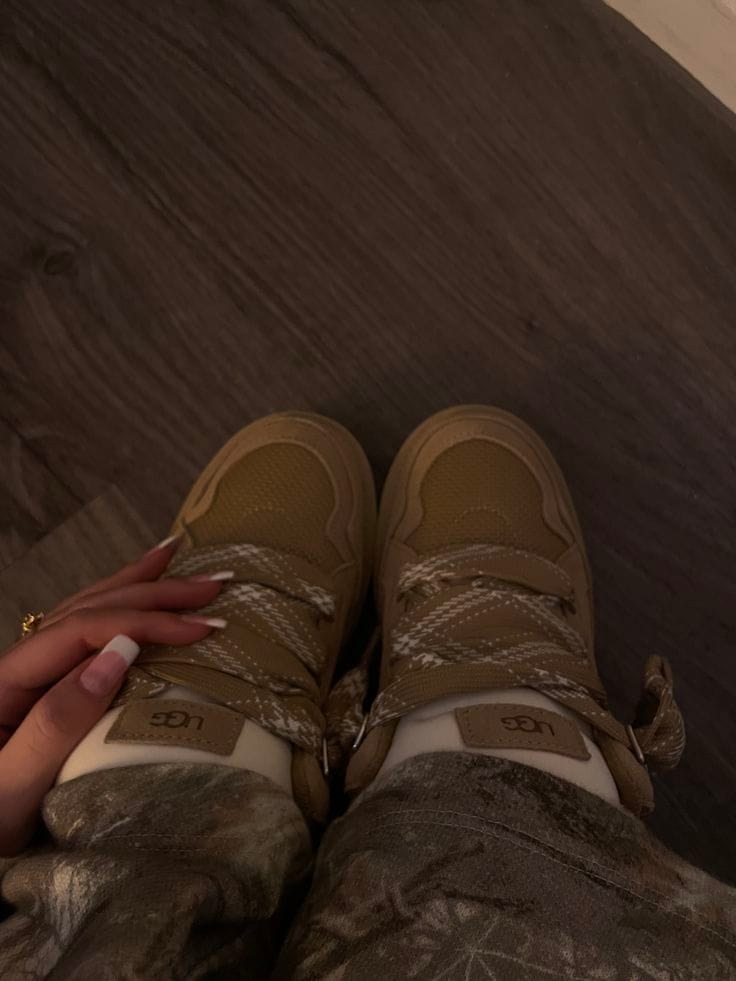 Customer photo review of Baskets d’hiver en daim
