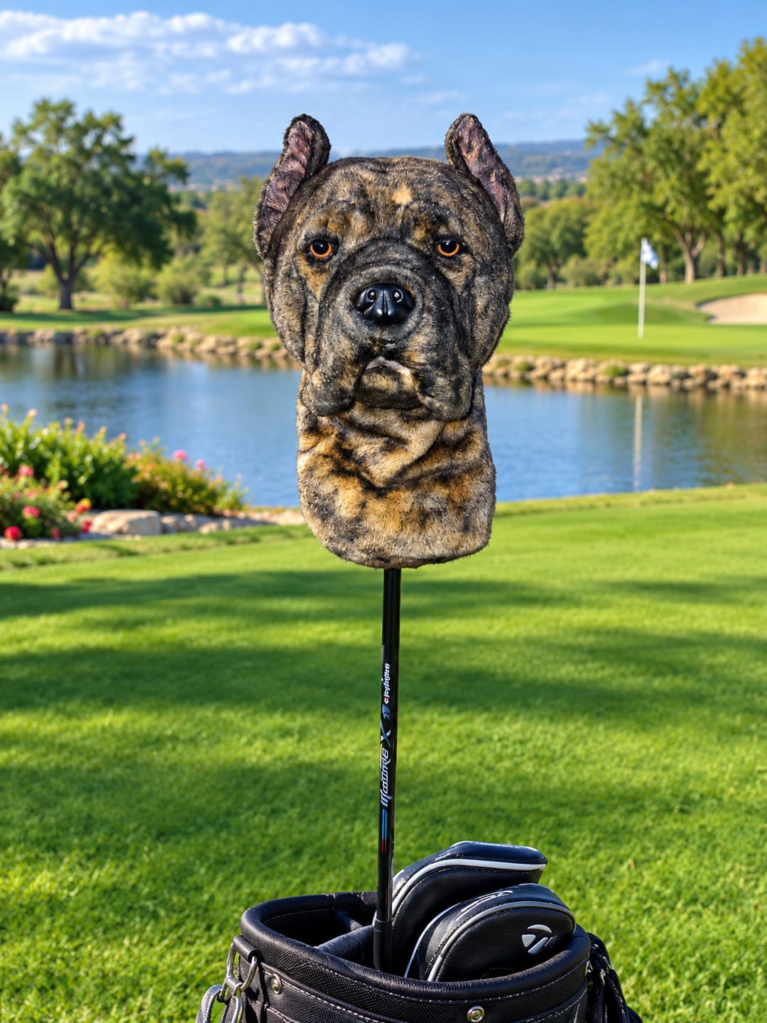 Customer photo review of Custom-made Golf Driver & Woods Club Cover