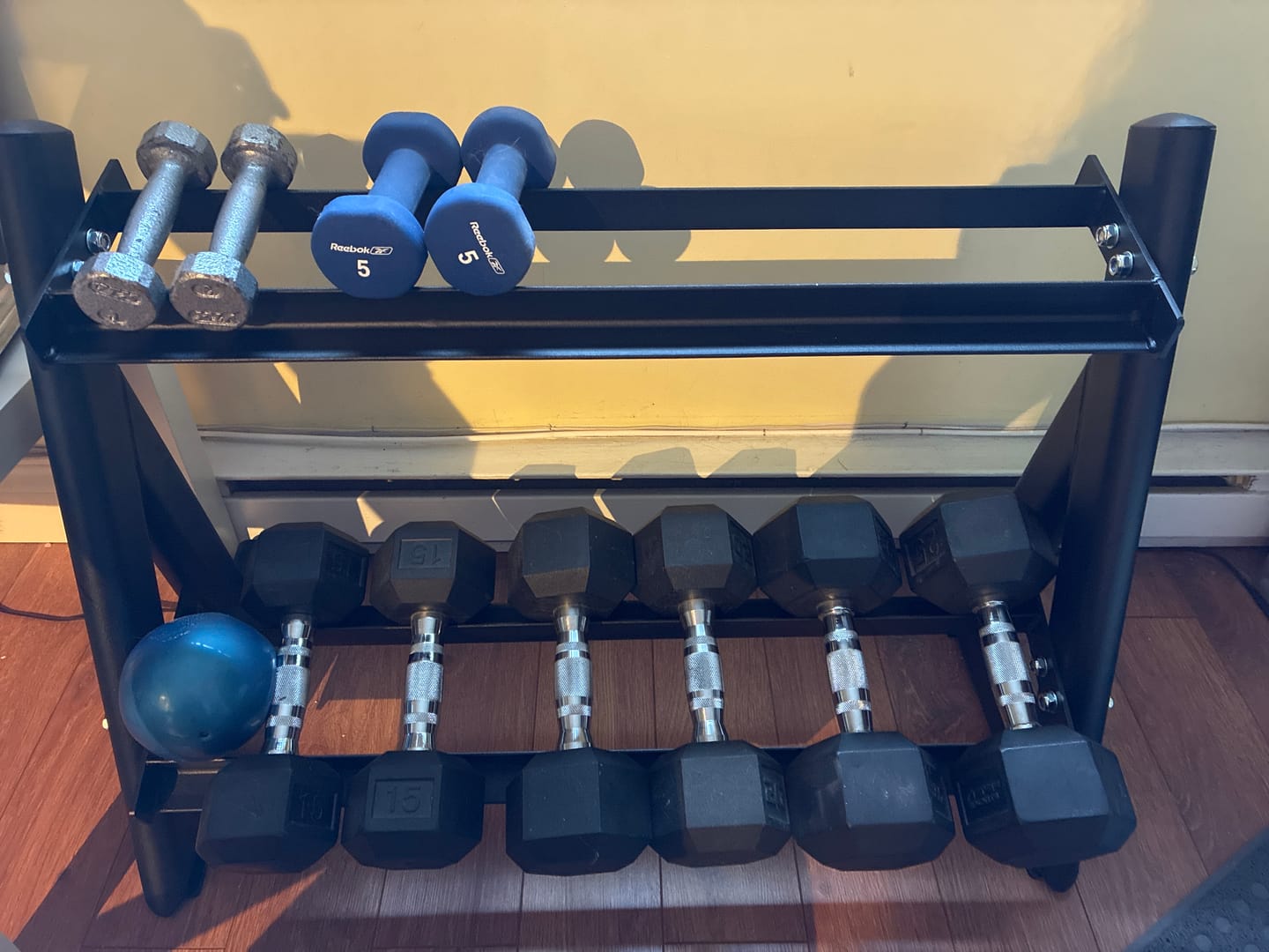 Customer photo review of Support à Haltères 2 Étages
