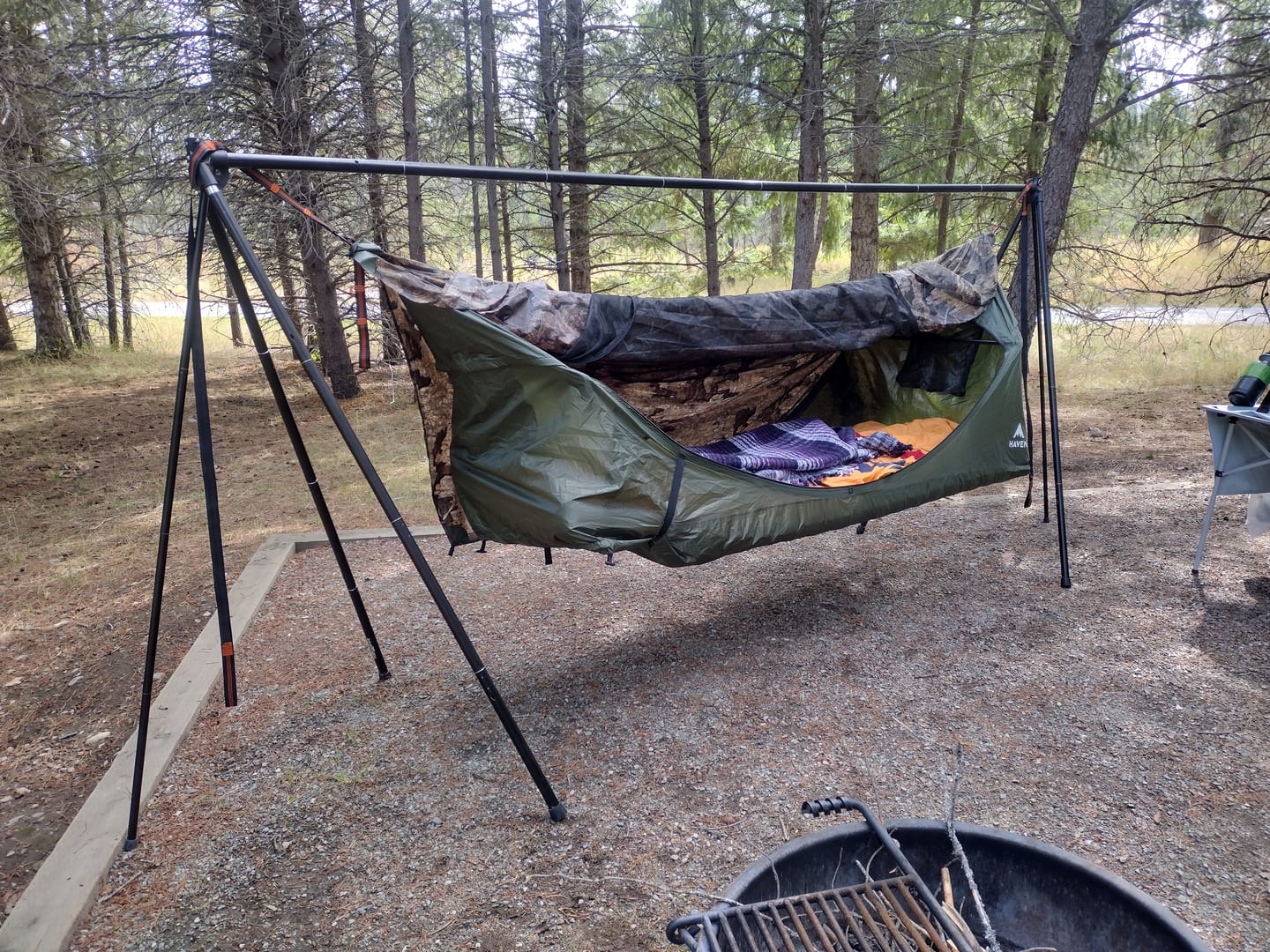 Customer photo review of Turtlebug Camper Hammock Stand