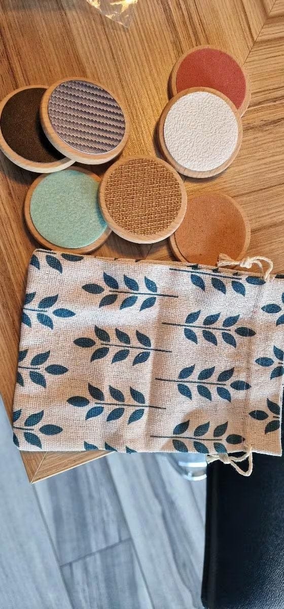 Customer photo review of Montessori Tastscheiben Sensorikspielzeug | Textur Matching Taktiles Lernspielzeug Kleinkind