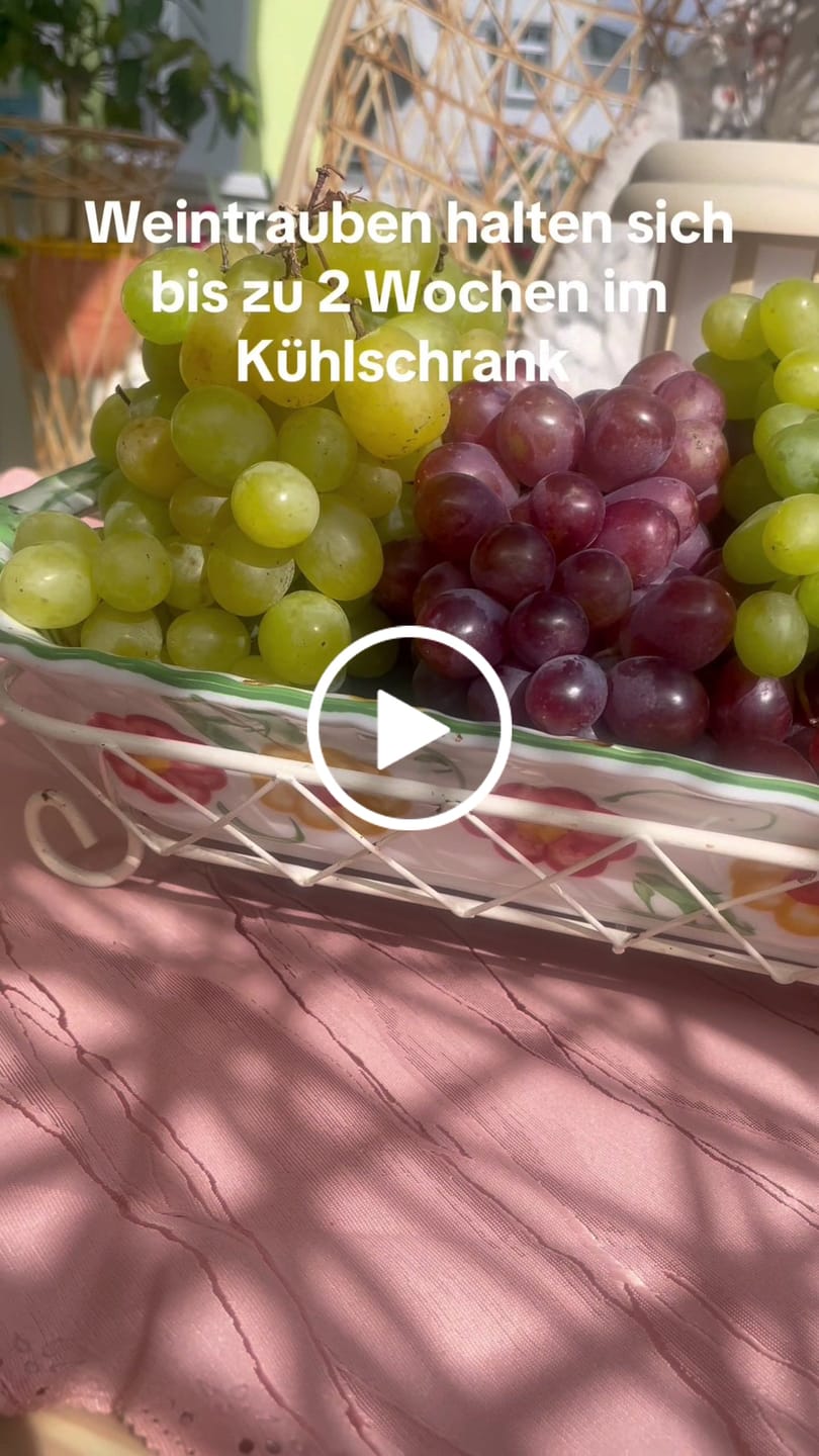Customer video review of Trauben Mix mit Kern Bio von Elisa aus Sizilien
